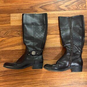 Liz Claiborne Brown Leather Boots Size 9.5
